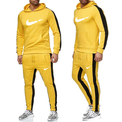 New 2019 Brand Tracksuit men thermal underwear Men Sportswear Sets Fleece Thick hoodie+Pants Sporting Suit Malechandal hombre