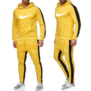 New 2019 Brand Tracksuit men thermal underwear Men Sportswear Sets Fleece Thick hoodie+Pants Sporting Suit Malechandal hombre