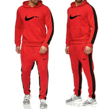 Load image into Gallery viewer, New 2019 Brand Tracksuit men thermal underwear Men Sportswear Sets Fleece Thick hoodie+Pants Sporting Suit Malechandal hombre