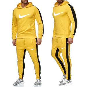 New 2019 Brand Tracksuit men thermal underwear Men Sportswear Sets Fleece Thick hoodie+Pants Sporting Suit Malechandal hombre